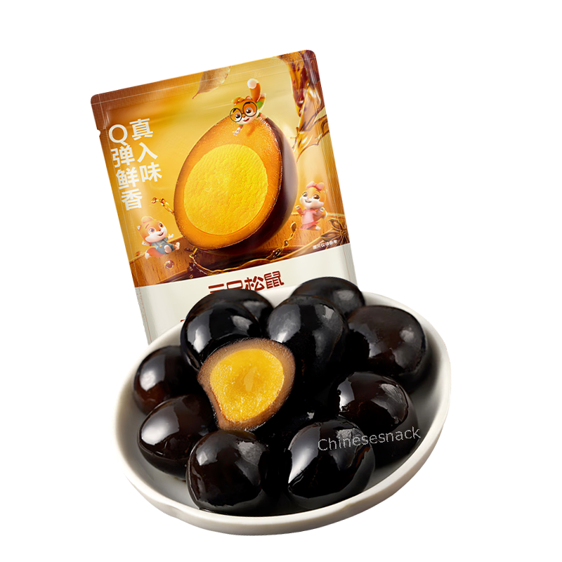 Three Squirrels Quail Eggs Snack Chinese Snacks 三只松鼠鹌鹑蛋翻砂铁蛋