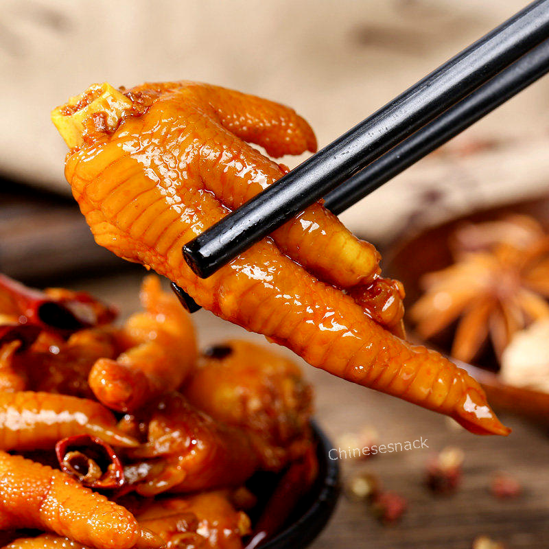 500g MIXED Flavors Youyou Pickled Chicken Feet Chinese Spicy Snacks 有友迷你泡椒凤爪混合味