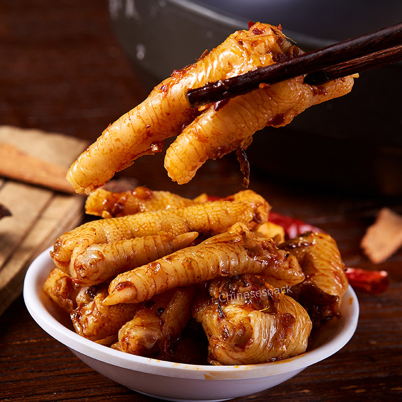 500g MIXED Flavors Youyou Pickled Chicken Feet Chinese Spicy Snacks 有友迷你泡椒凤爪混合味