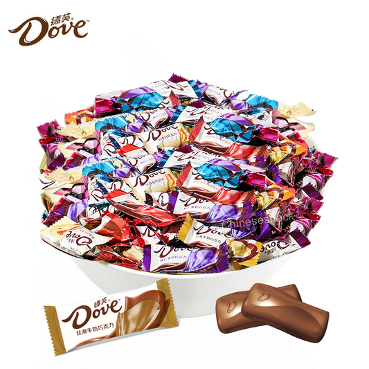 500g (About 80 Pieces) Dove Chocolate Assorted Flavors Party Size Candy Snacks