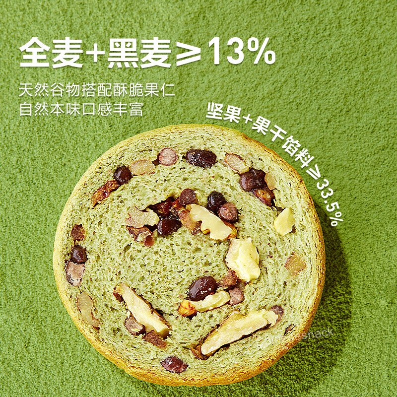 500g Matcha Nut Wheel Shaped Breads