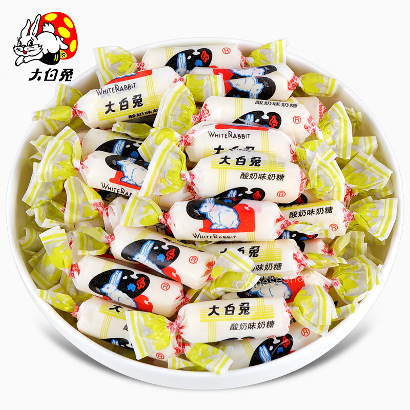 500g White Rabbit Milk Candy in 12 Flavors Snacks Present Gift Party Food
