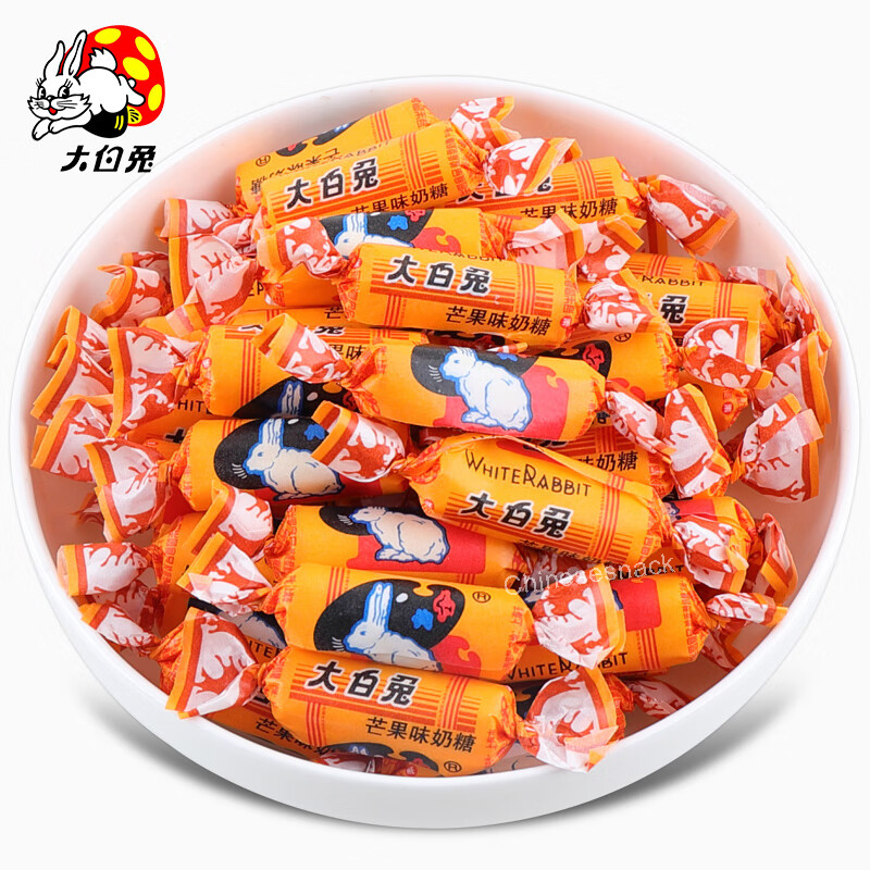 500g White Rabbit Milk Candy in 12 Flavors Snacks Present Gift Party Food